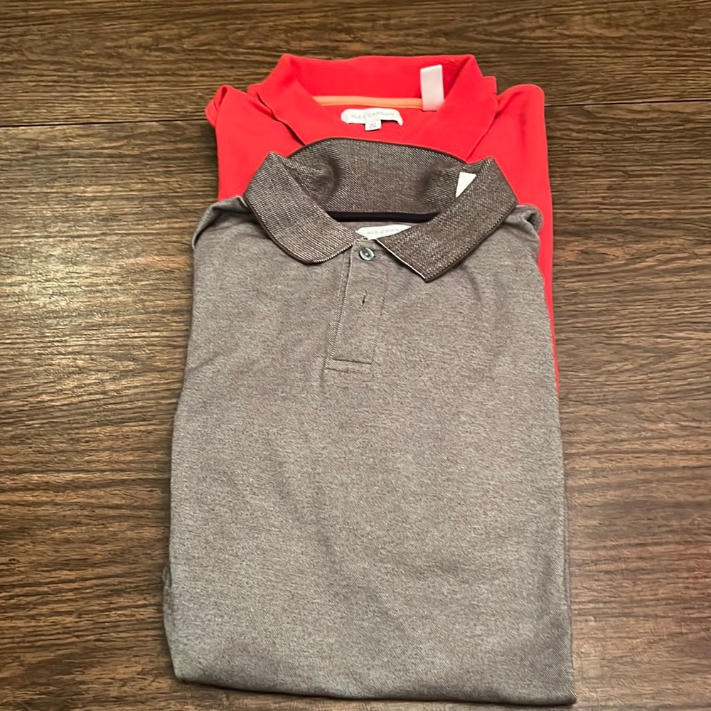 Alex Cannon Golf Shirts (Set of 2)
